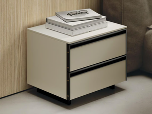 GAP - bilaminate bedside table with drawers _ Guzzini & Fontana